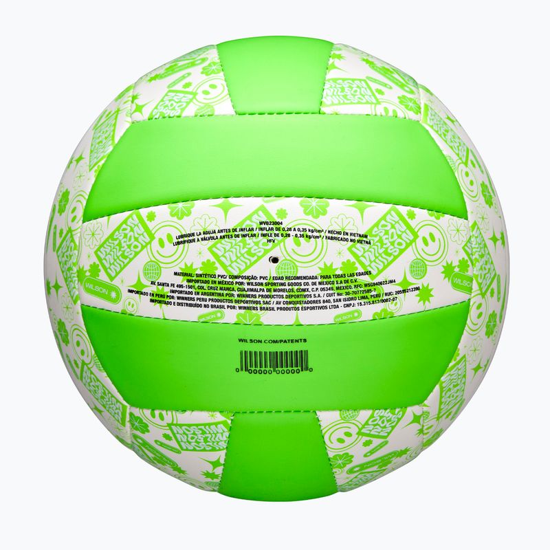 Volejbalový míč Wilson Stamp green/white velikost 5 5