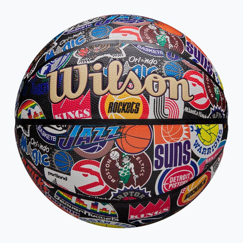Basketbalový míč Wilson NBA All Team Retro multicolour velikost  7