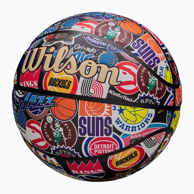 Basketbalový míč Wilson NBA All Team Retro multicolour velikost  7 3