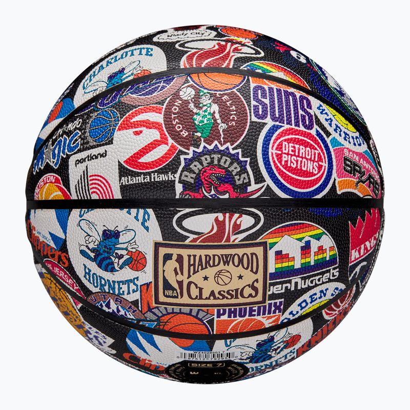 Basketbalový míč Wilson NBA All Team Retro multicolour velikost  7 7
