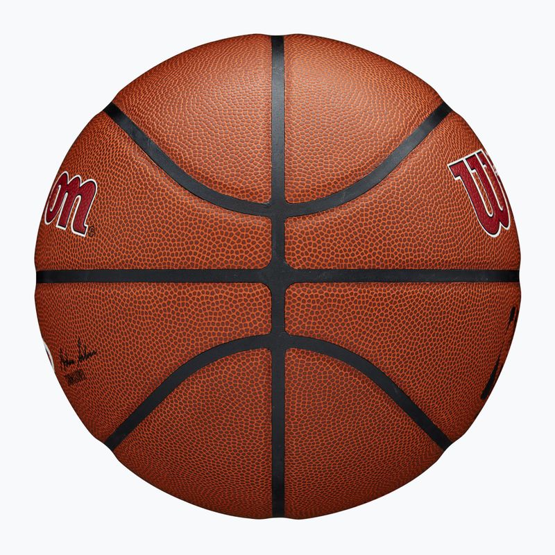 Basketbalový míč Wilson NBA Team Alliance Miami Heat brown velikost  7 4