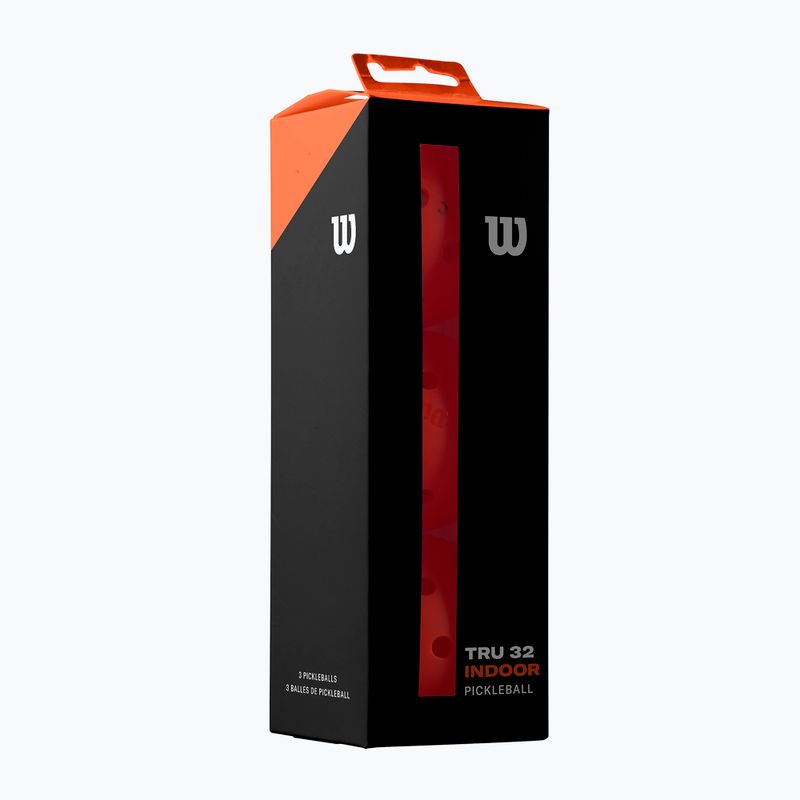 Míčky na picketball Wilson TRU 32 Indoor Picketball 3 ks orange 4