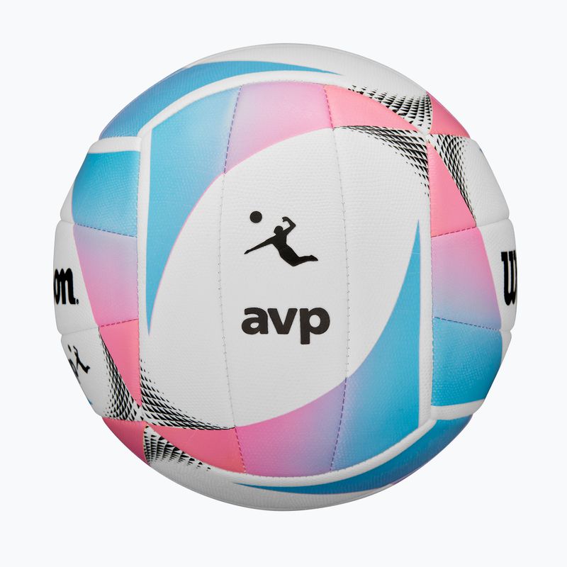 Volejbalový míč Wilson AVP Replica Kaleidoscope white/multicolor velikost 5 4