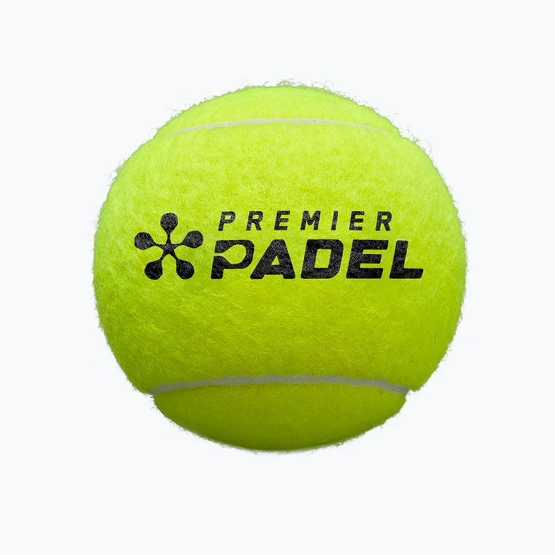 Padelové míče Wilson Premier Padel Speed 3B 3 ks yellow 3