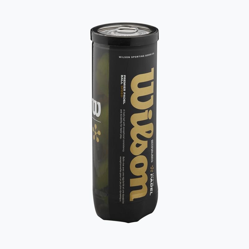 Padelové míče Wilson Premier Padel Speed 3B 3 ks yellow 5