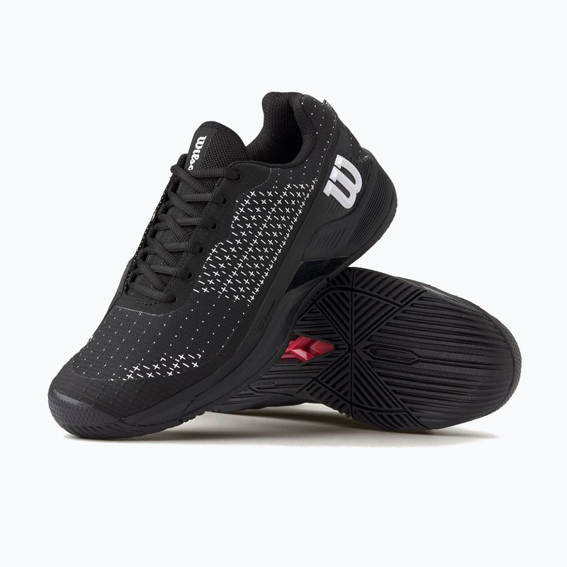 Pánské tenisové boty  Wilson Rush Pro Extra Duty black/ black/ white 18