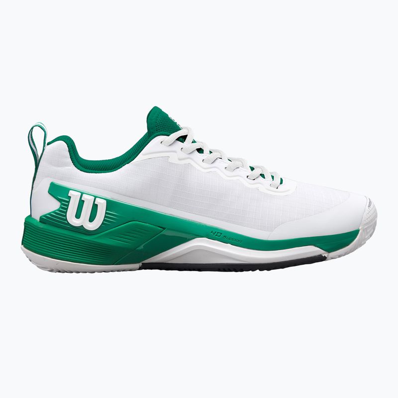 Pánské tenisové boty  Wilson Rush Pro 4.5 Clay white/ bosphorus/ black 9
