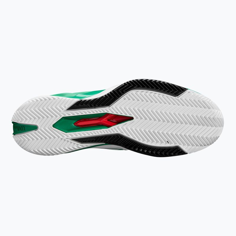 Pánské tenisové boty  Wilson Rush Pro 4.5 Clay white/ bosphorus/ black 12