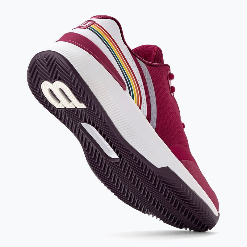 Dámské tenisové boty Wilson Intrigue Pro Clay W RG beaujolais/white/plum perfect 11