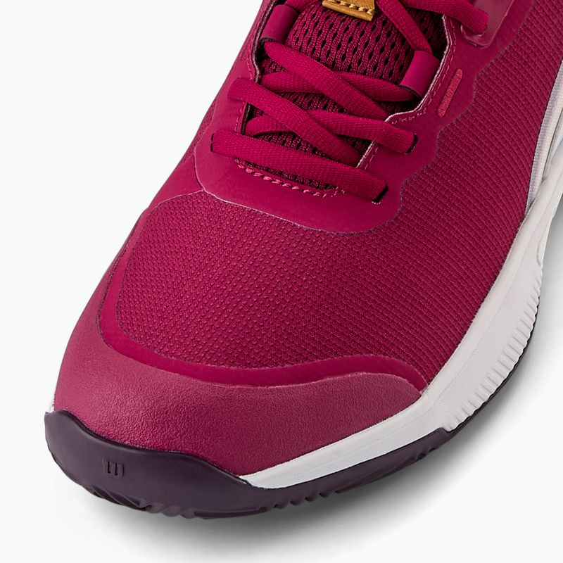 Dámské tenisové boty Wilson Intrigue Pro Clay W RG beaujolais/white/plum perfect 12