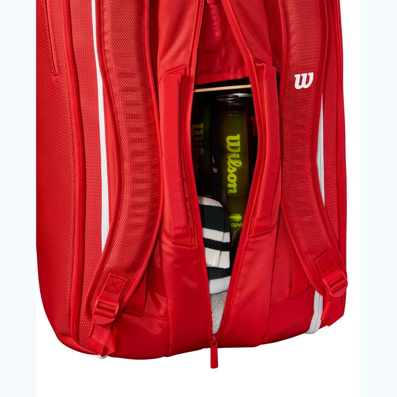 Tenisová taška Wilson Super Tour Red 15PK red 10