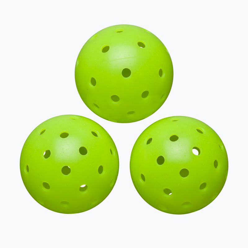 Míče na pickleball Wilson Max 40 Outdoor Pickleball 3B 3 ks. green 2