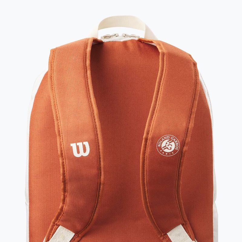 Tenisový batoh Wilson Roland Garros Team 2025 cream/ clay 3