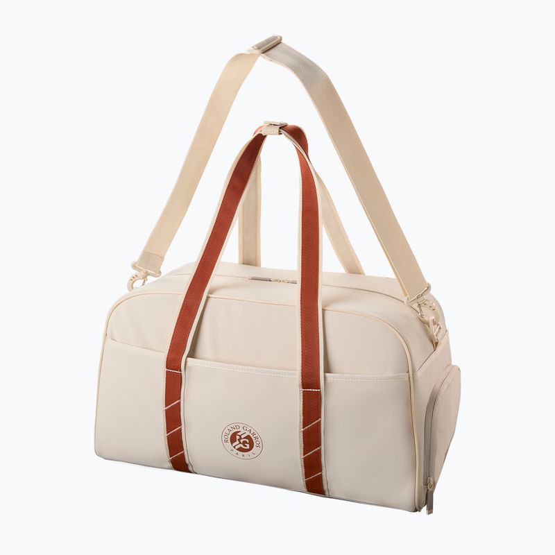 Tenisová taška Wilson Roland Garros Small Duffel 2025 cream/clay 3