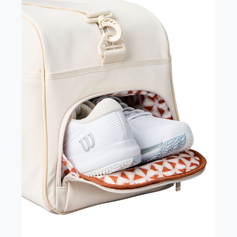 Tenisová taška Wilson Roland Garros Small Duffel 2025 cream/clay 4