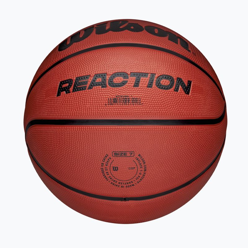 Basketbalový míč Wilson Reaction brown velikost 7 6