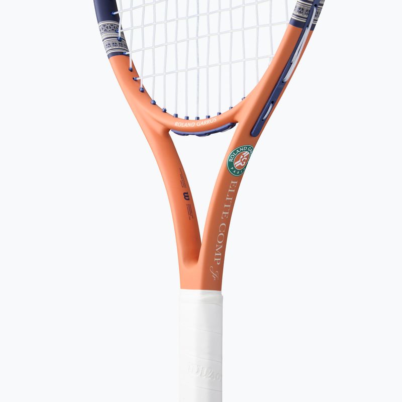 Dětská tenisová raketa Wilson Roland Garros Elite Comp Jr 26 navy/orange 4