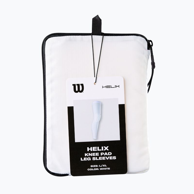 Volejbalové chrániče kolen Wilson Helix Knee Pad Leg Sleeve white 6