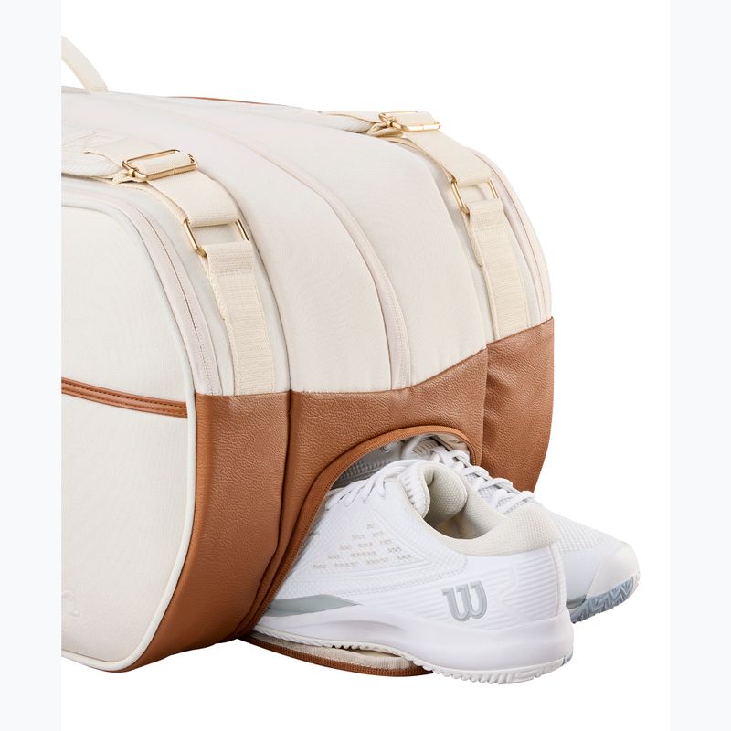 Tenisová taška Wilson Roger Federer Lawn Tournament 15Pk cream 4