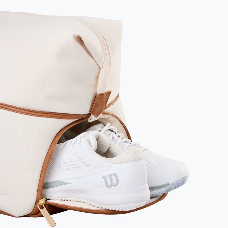 Tenisová taška Wilson Roger Federer Lawn Practice Duffel 6Pk cream 2