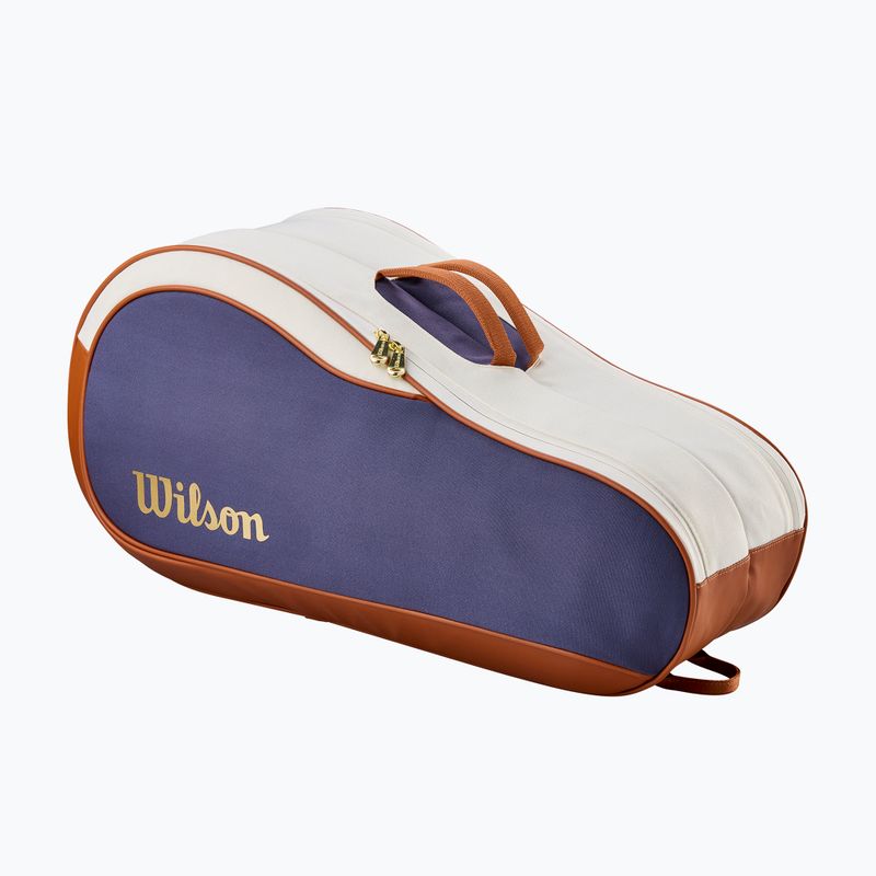 Tenisová taška Wilson Heritage V2 6Pk cream/clay/navy 2