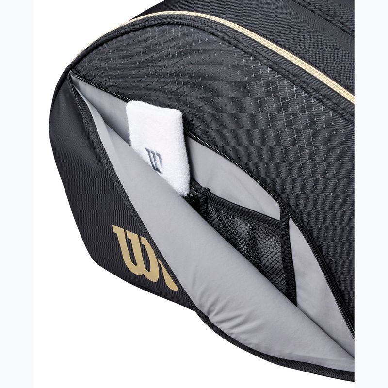 Taška na padel Wilson Defy Padel black/gold 6