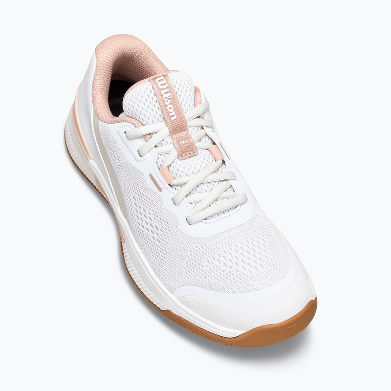 Dámské tenisové boty Wilson Intrigue Pro white/cameo rose/gum 15