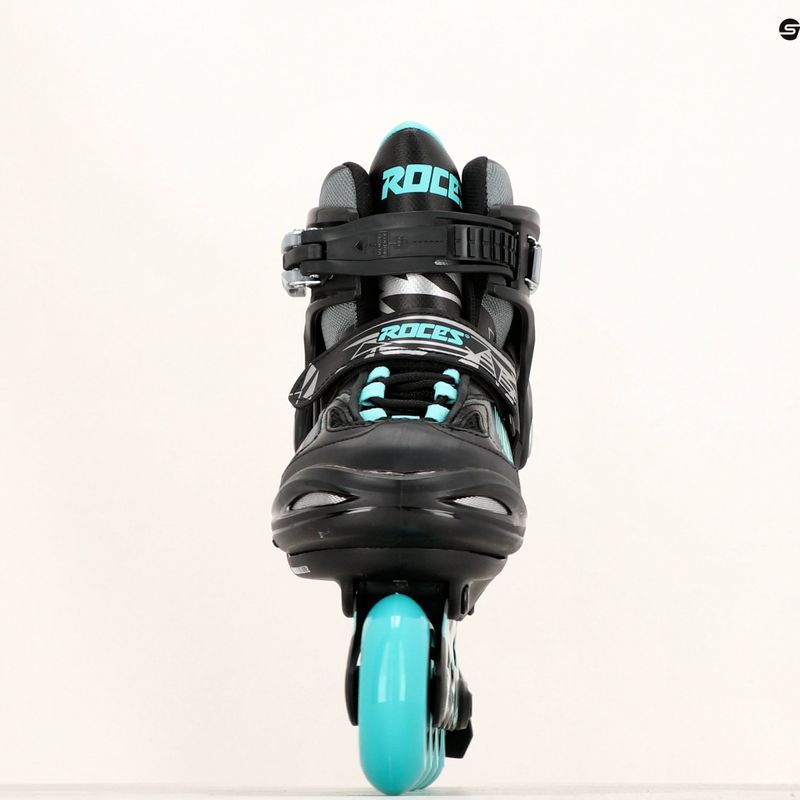 Dětské kolečkové brusle Roces Moody Girl TIF black/aqua 14