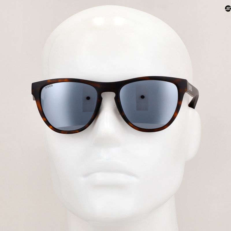 Sluneční brýle UVEX Esntl Spirit havanna matt/mirror silver 6