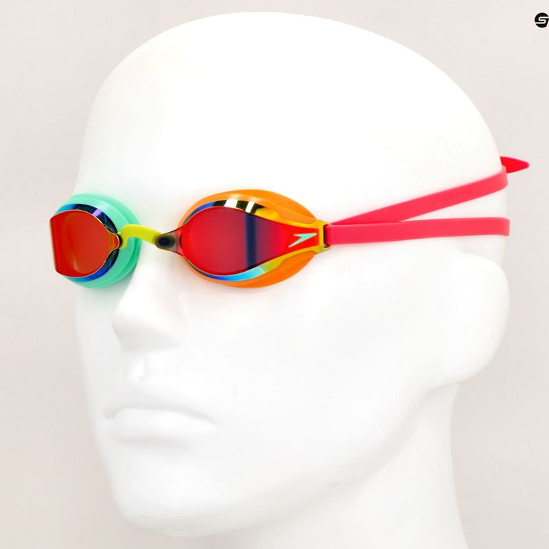 Plavecké brýle Speedo Fastskin Speedsocket 2 Mirror harlequin green/mandarin peel/true cobalt 7