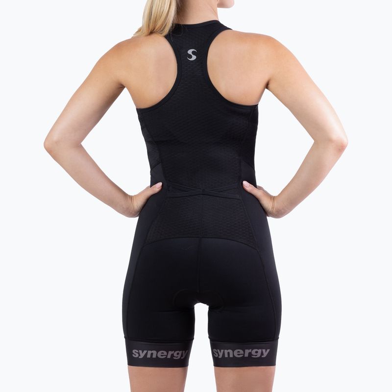 Dámská triatlonová kombinéza Synergy Pro Sleeveless Racerback Trisuit onyx 3