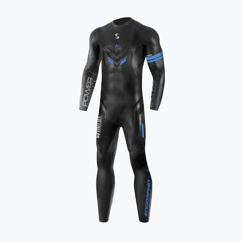 Pánská triatlonová neoprenová kombinéza Synergy Endorphin Full Sleeve 5/3 mm black/blue