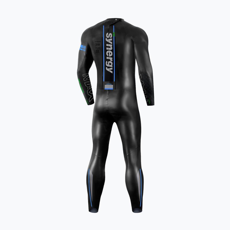 Pánská triatlonová neoprenová kombinéza Synergy Endorphin Full Sleeve 5/3 mm black/blue 2
