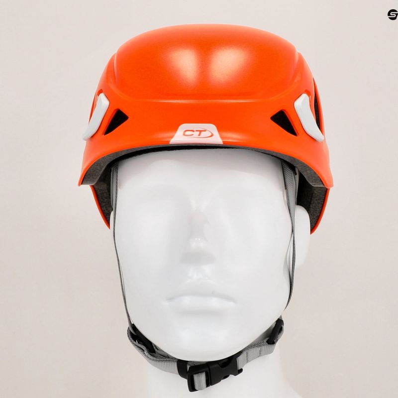 Lezecká přilba Climbing Technology Galaxy oranžová/bílá 11