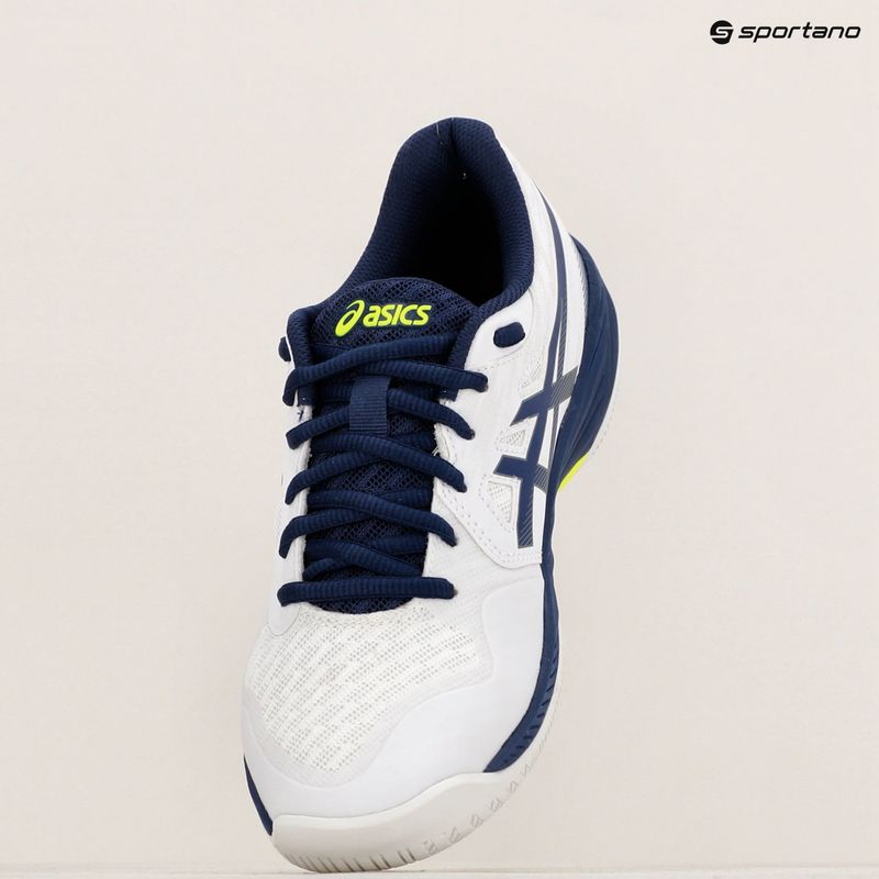Pánské squashové boty ASICS Gel-Court Hunter 3 white/blue expanse 15