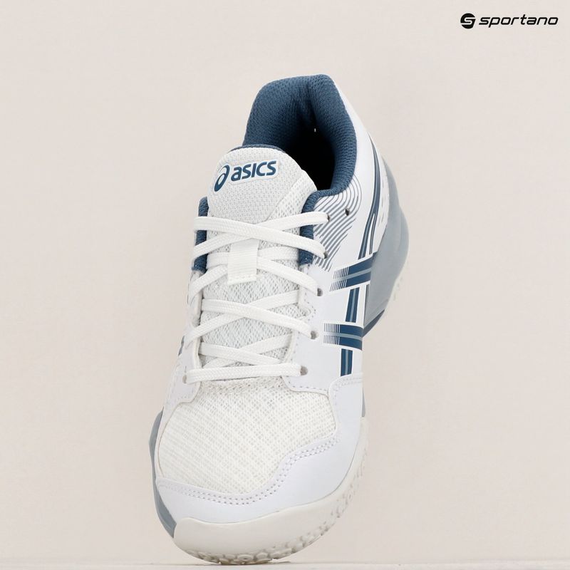 Dětské boty na házenou ASICS Gel-Powerbreak GS white/vintage indigo 16