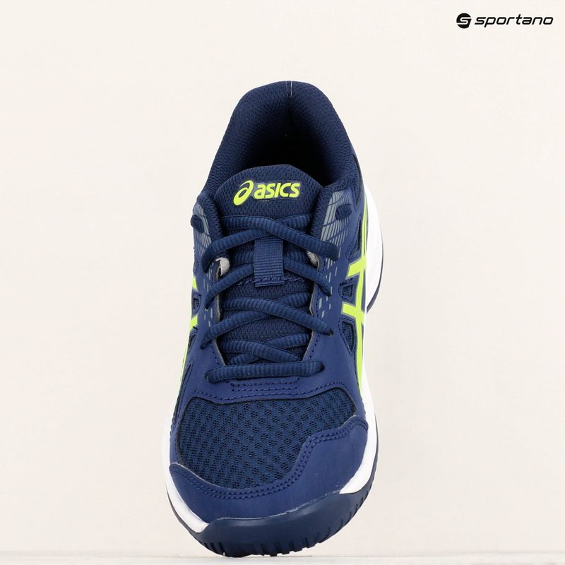 Buty dziecięce ASICS Upcourt 6 GS blue expanse/safety yellow 16
