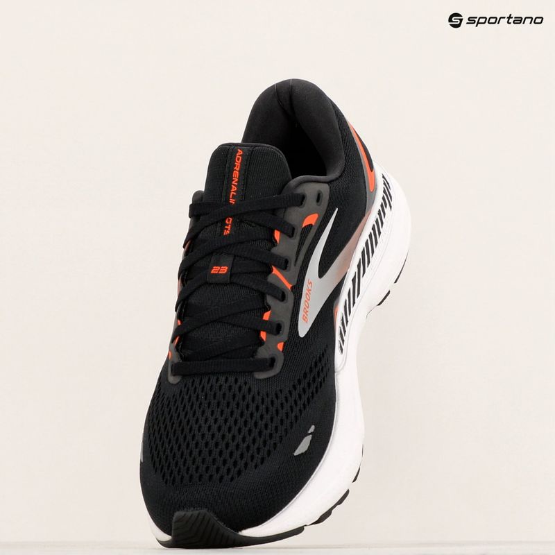 Pánské běžecké boty Brooks Adrenaline GTS 23 black/mandarin red/silver 9