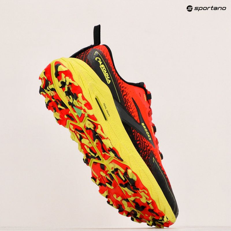 Pánské běžecké boty Brooks Cascadia 18 blue cherry tomato/lime/black 10
