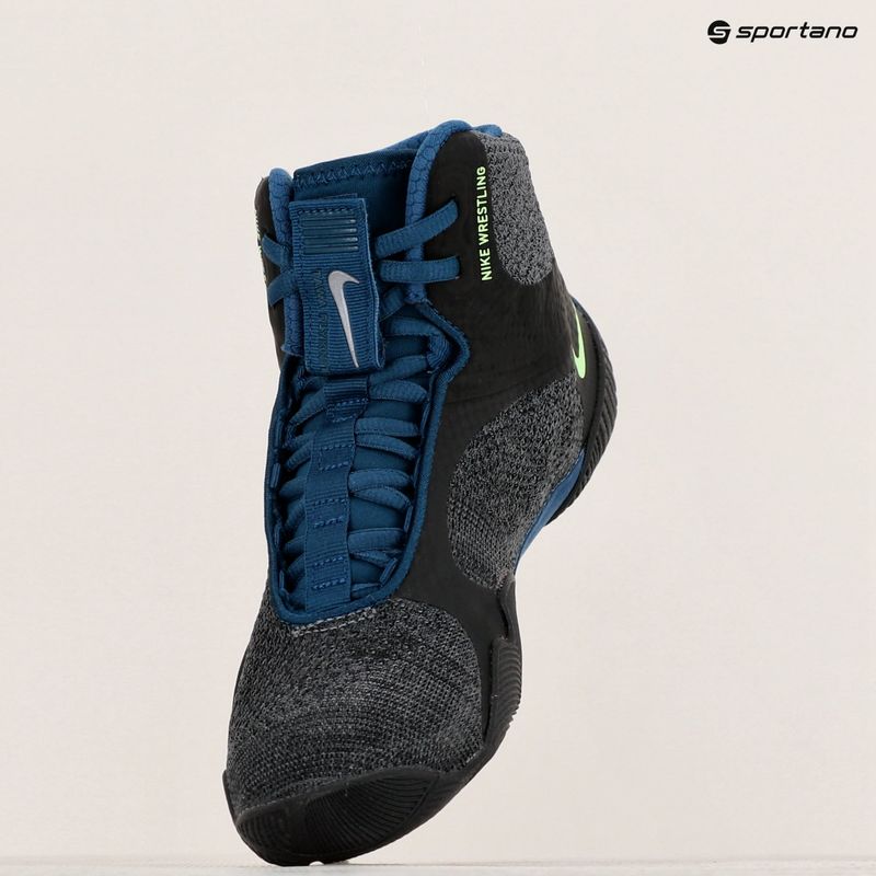 Zápasová obuv Nike Tawa antracitová/valerínská modrá 9