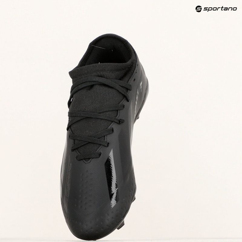 adidas X Crazyfast 3 FG core black dětské kopačky 11