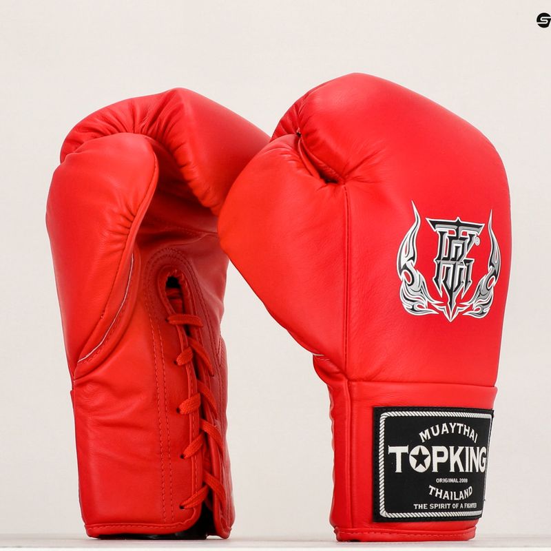 Boxerské rukavice Top King Competition červené 7