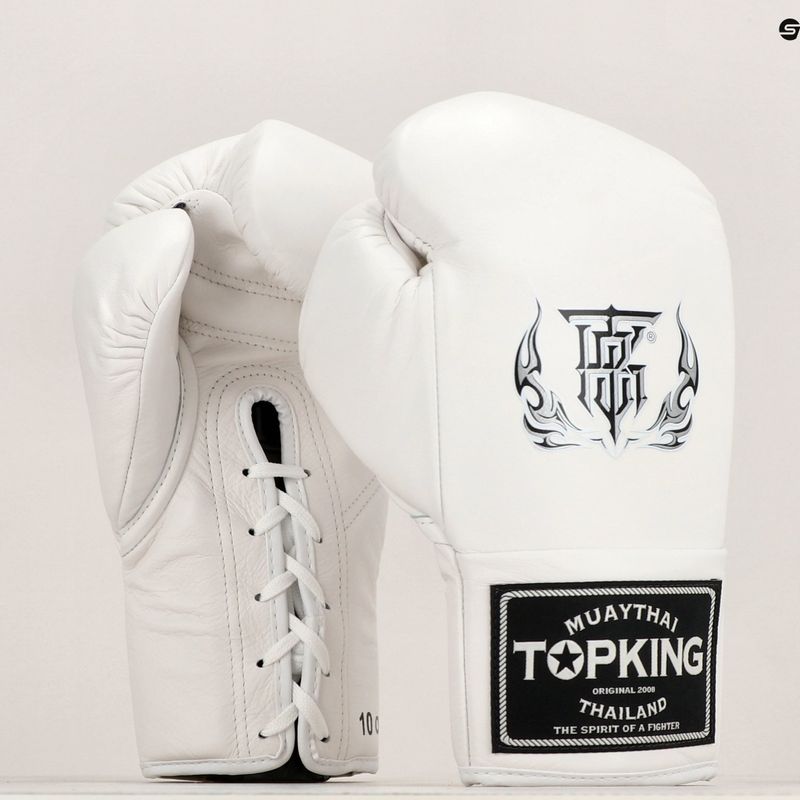 Boxerské rukavice Top King Competition bílé 7