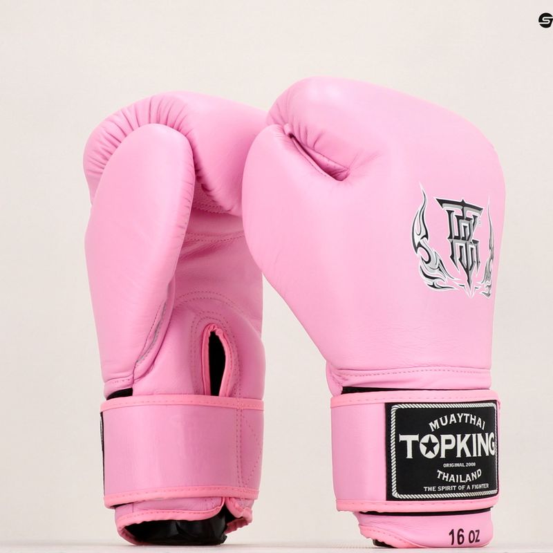 Růžové boxerské rukavice Top King Muay Thai Ultimate 6