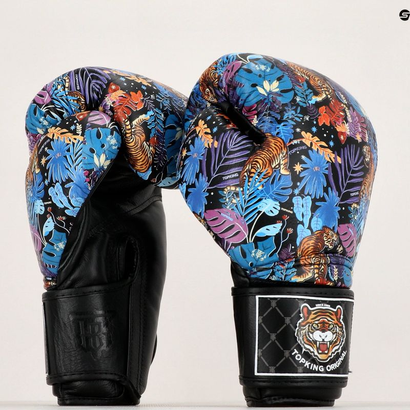 Boxerské rukavice Top King Wild Tiger černé 7
