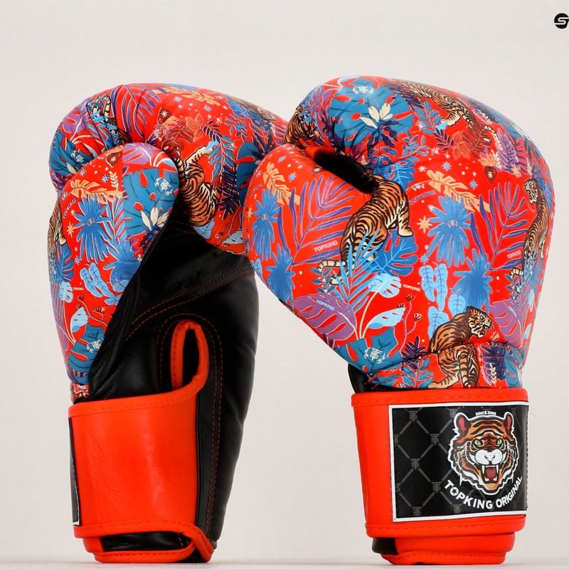 Boxerské rukavice Top King Boxing Wild Tiger black/orange 7