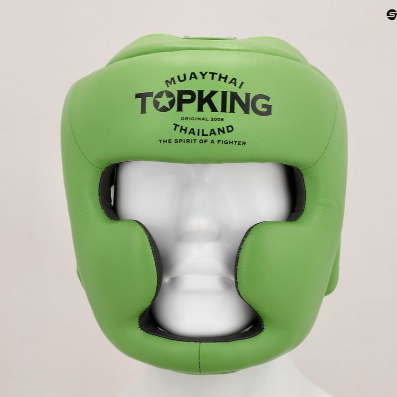 Boxerská helma Top King Full Coverage green  8