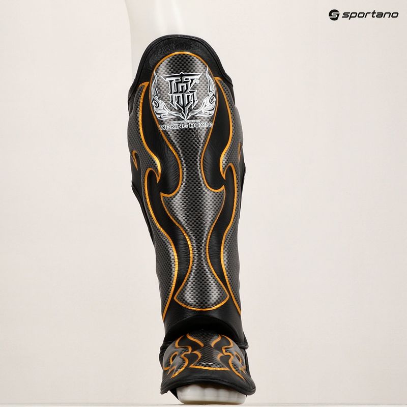 Chrániče holenních kostí a chodidel Top King Empower black/silver 8