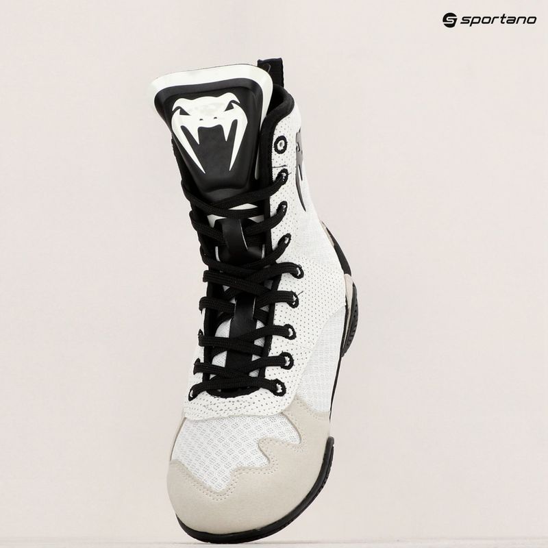 Boxerské boty Venum Elite white/black 19