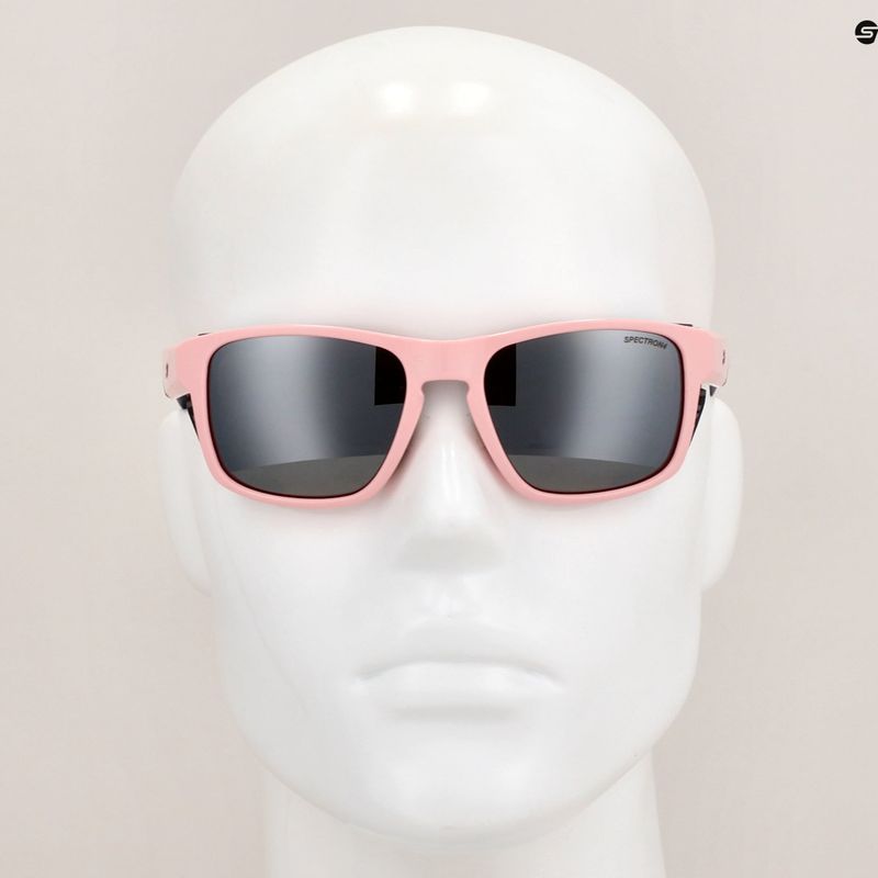 Julbo Shield M Spectron 4 lesklé pastelově růžové/tmavě šedé sluneční brýle 5